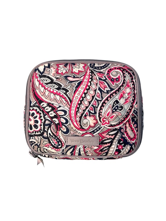 Vera Bradley Handbags - Vera Bradley Pink and Black Paisley Quilted Cosmetic Pouch